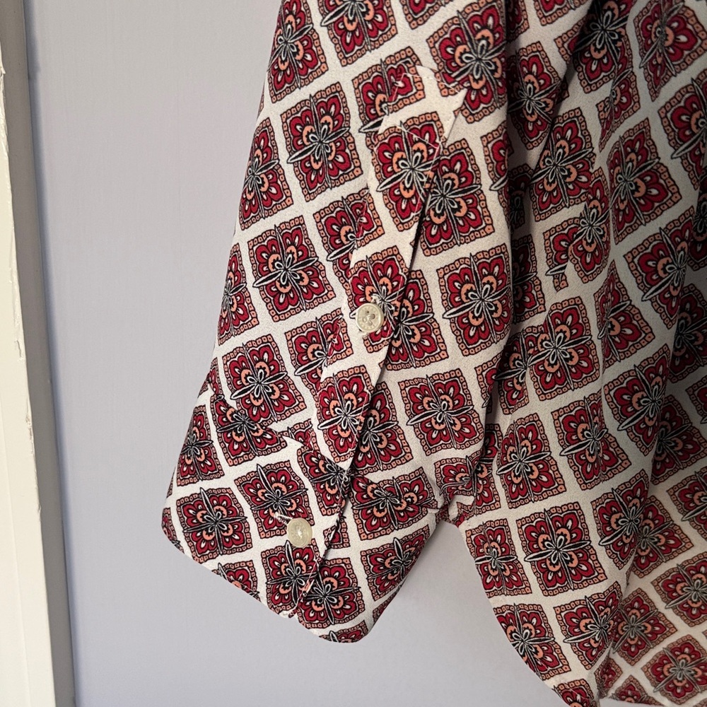 Express Women's red and white Portofino Shirt - Picture 5 of 5